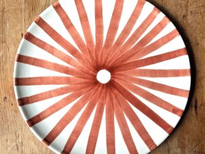 Terracotta Ray Dinner Plate | Terracotta