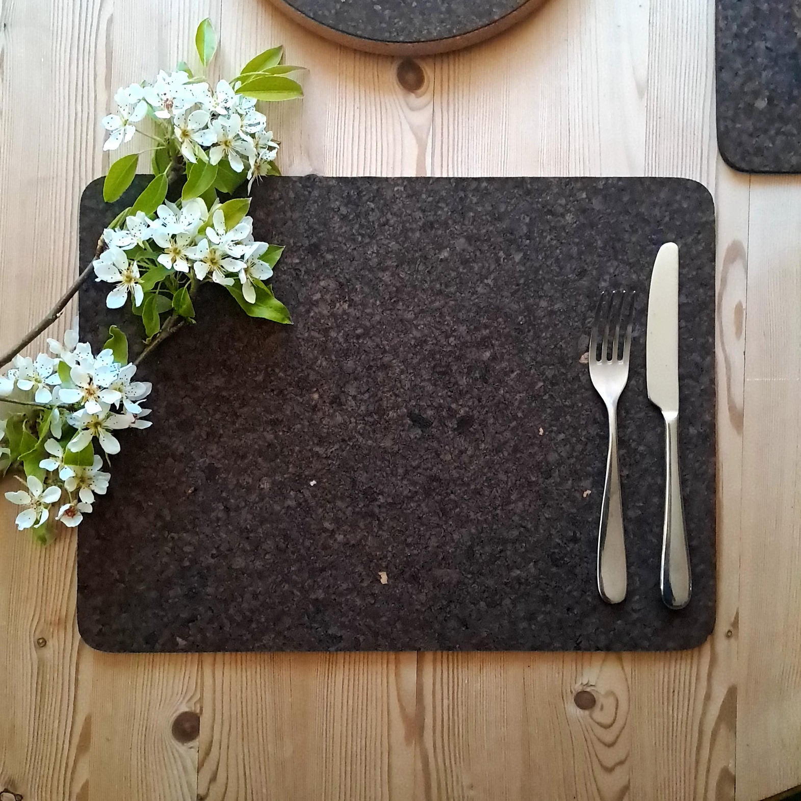 Cork Placemats | Dark | Rectangular - Image 4
