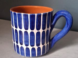 Terracotta Dash Mug | Blue