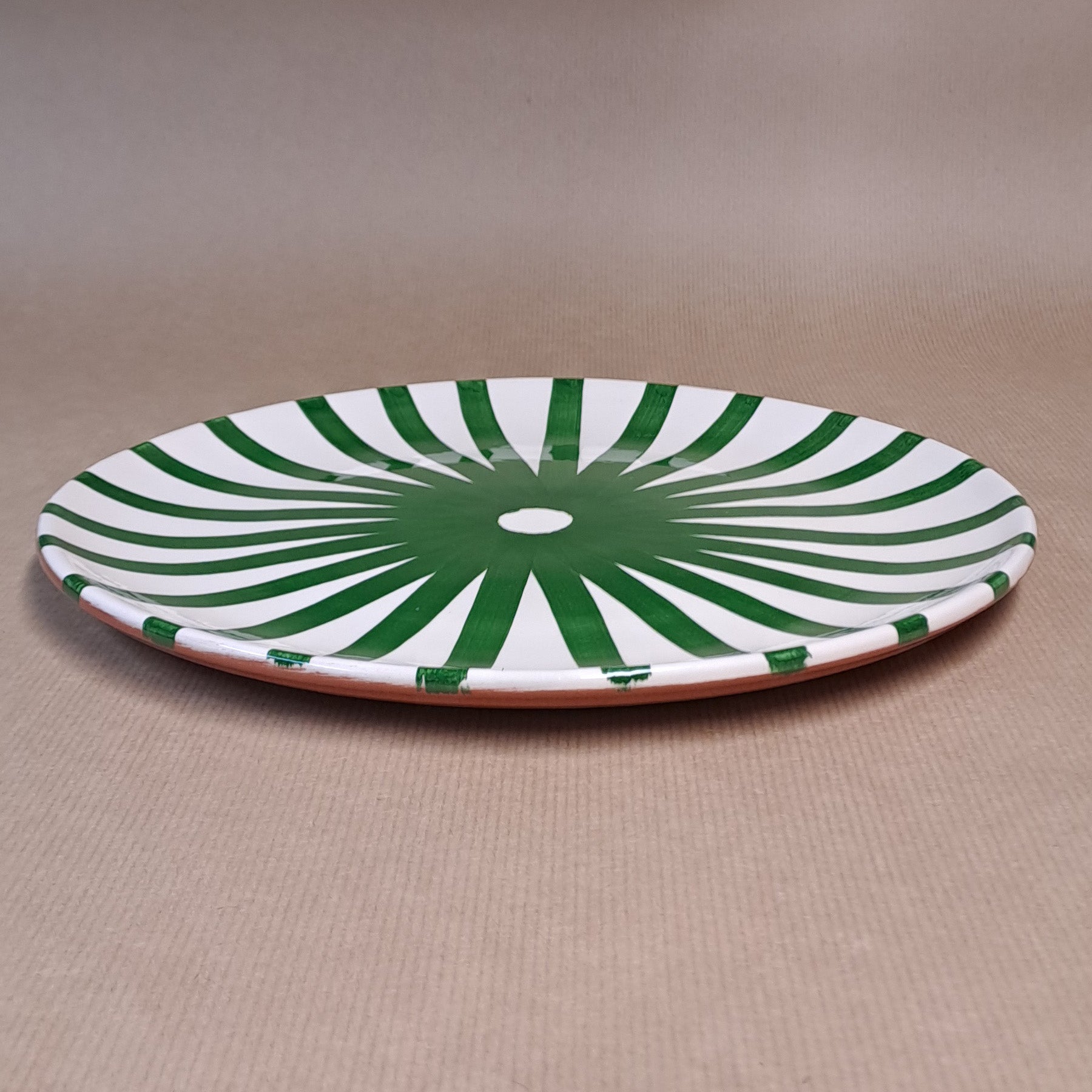 Terracotta Ray Dinner Plate | Green - Image 3