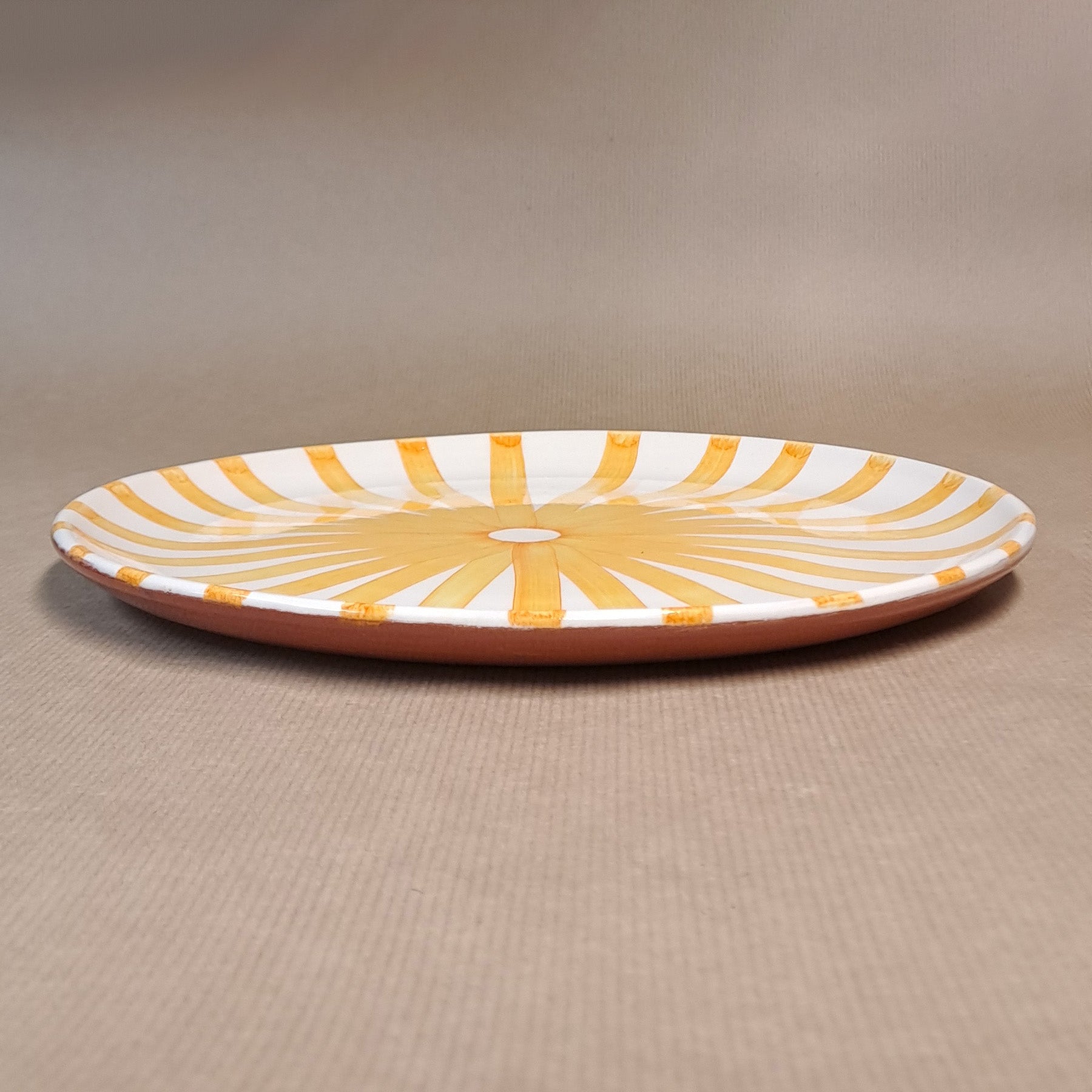 Terracotta Ray Dinner Plate | Yellow - Image 3