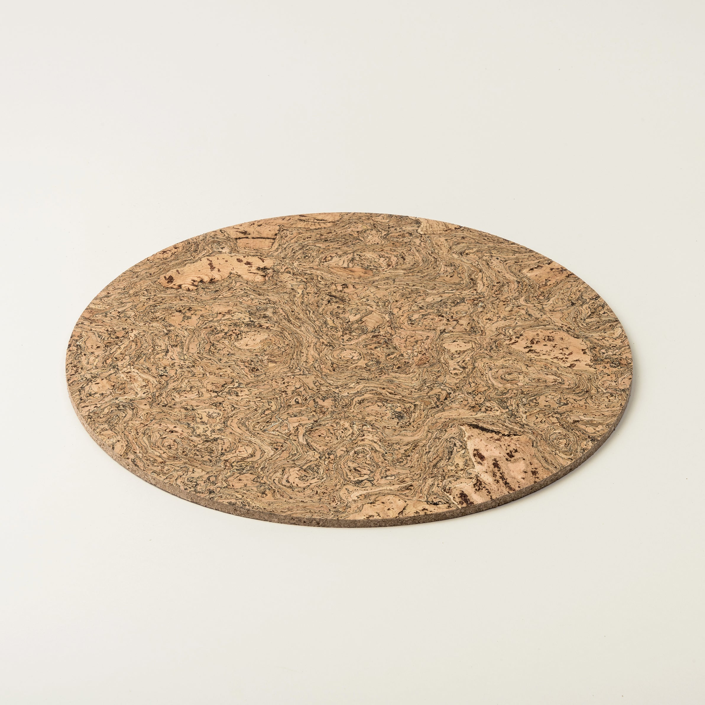 Cork Placemats | Twist Black | Round - Image 3