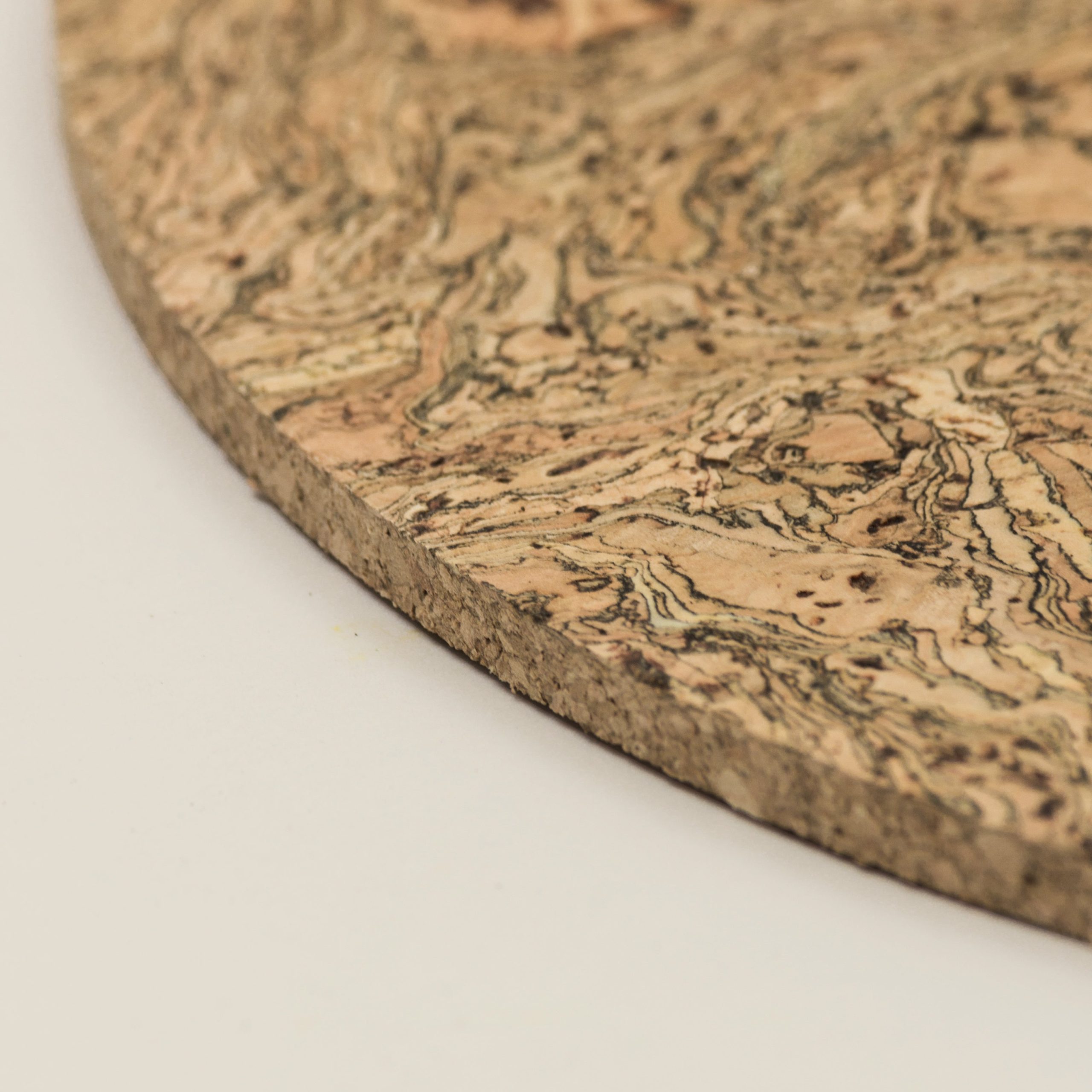 Cork Placemats | Twist Black | Round - Image 5
