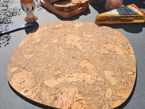 Cork Placemats | Twist Black | Squircle