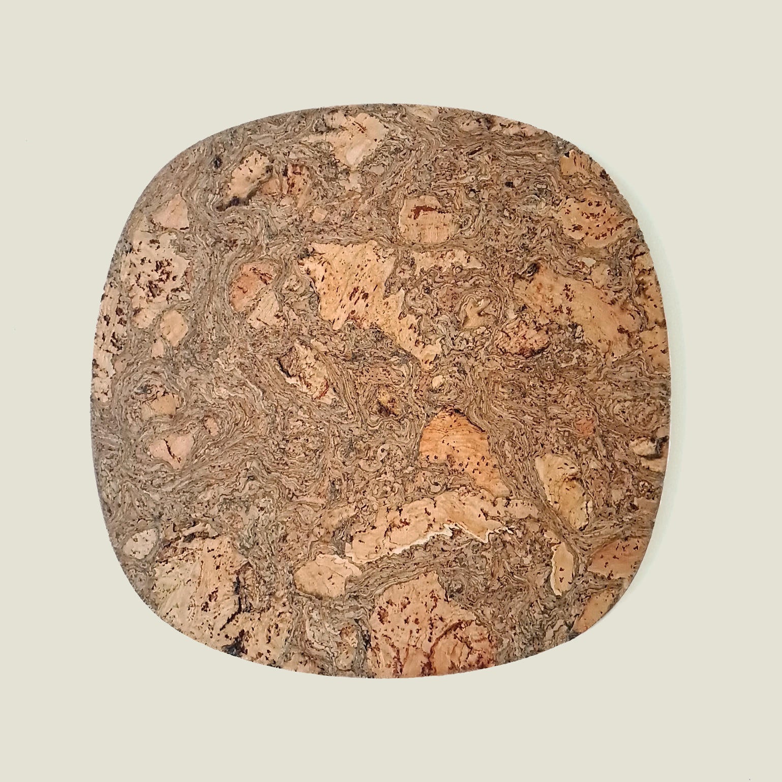Cork Placemats | Twist Black | Squircle - Image 2