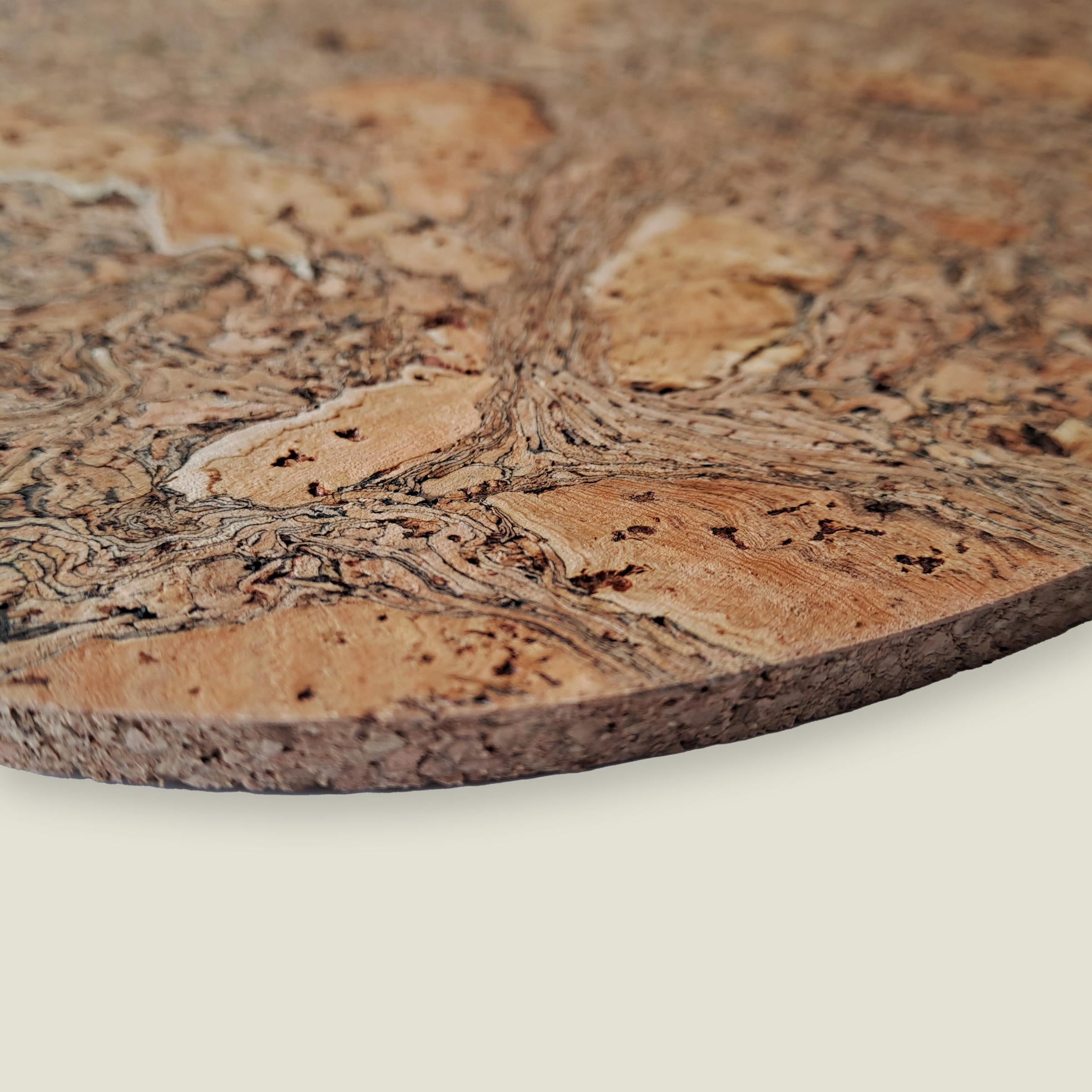 Cork Placemats | Twist Black | Squircle - Image 3